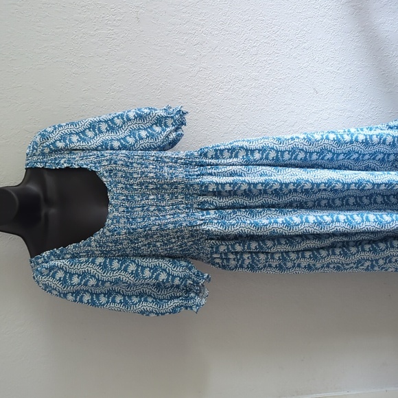 🍋✨ NWT Hill House home rare Louisa nap dress in trailing blue vine xl - Picture 3 of 12